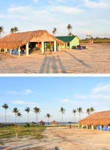 The newly-opened Humalik  Beach Resort features air-conditioned rooms and a function hall, and offers tent rentals and island tour packages to guests. 